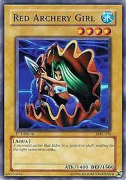 Yugioh! LP Red Archery Girl - MRL-030 - Common - 1st Edition Lightly Played, Eng - Image 1