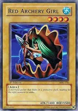 Yugioh! LP Red Archery Girl - MRL-030 - Common - 1st Edition Lightly Played, Eng - Image 2