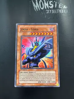 YUGIOH JINZO LORD SUPER RARE LODT-EN007 1ST EDITION - Image 1