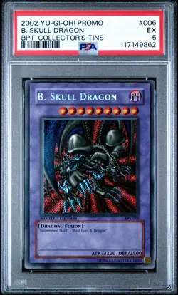 Yu-Gi-Oh! 1996 TCG B.Skull Dragon Limited Edition BPT-006 PSA 5 - Image 1