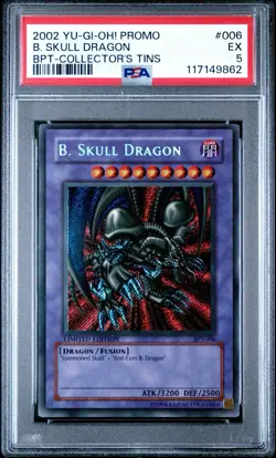Yu-Gi-Oh! 1996 TCG B.Skull Dragon Limited Edition BPT-006 PSA 5 - Image 4