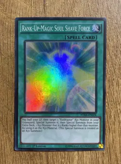 Rank-Up-Magic Soul Shave Force | WIRA-EN028 | Super Rare | 1st Ed | YuGiOh Mint - Image 2