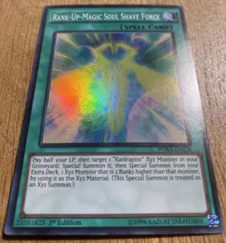 Rank-Up-Magic Soul Shave Force | WIRA-EN028 | Super Rare | 1st Ed | YuGiOh Mint - Image 3