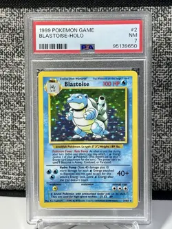 Pokemon PSA 7 NM 1999 Blastoise Base Set Unlimited Holo Card Vintage 2/102 WOTC - Image 3