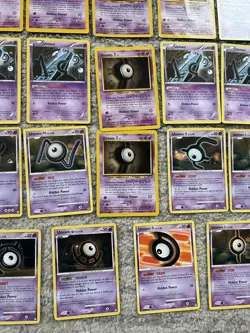 Pokemon Cards Unown Lot Good Mix Rare Uncommons Commons Various Conditions - Image 6