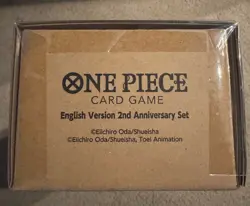 New Premium Bandai One Piece Card Game TCG 2nd Anniversary English Edition Set - Image 1
