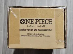 New Premium Bandai One Piece Card Game TCG 2nd Anniversary English Edition Set - Image 1