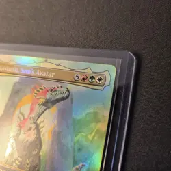 MTG Gishath, Sun's Avatar 330 Borderless Foil Mythic Lost Caverns of Ixalan LCI - Image 4
