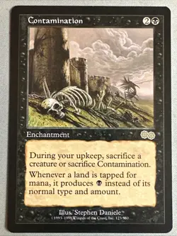 MTG / Contamination / USG / #123 / Regular / Rare / NM - Image 1