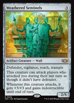 MTG Weathered Sentinels Rare 0336 NM - Tarkir: Dragonstorm - Image 1