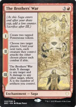The Brothers' War (022) The Brothers' War Commander BRC MTG Magic LP Card - Image 1