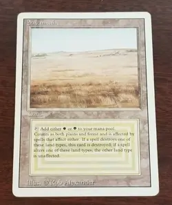 💥 MTG SAVANNAH Dual Land Revised Rare MAGIC THE GATHERING Card 💥 - Image 3