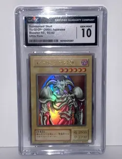 SUMMONED SKULL B3-02 - YUGIOH JAPANESE OCG CGC GEM MINT 10 (Extra Holo On Card💎 - Image 8