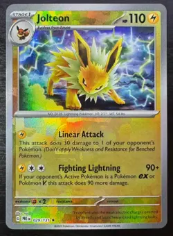 Jolteon 029/131  (Master Ball) - Prismatic Evolutions - Pokemon TCG - Near Mint - Image 1