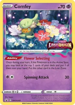 Comfey - (Prerelease) SWSH242 SWSH: Sword & Shield Promo Cards Holo - Image 1