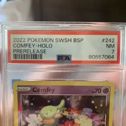 Comfey - (Prerelease) SWSH242 SWSH: Sword & Shield Promo Cards Holo - Image 6