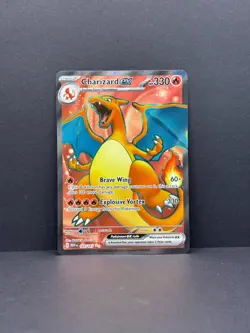 Charizard EX Full Art Ultra Rare Card 183/165 Pokémon TCG Scarlet & Violet Mint - Image 3