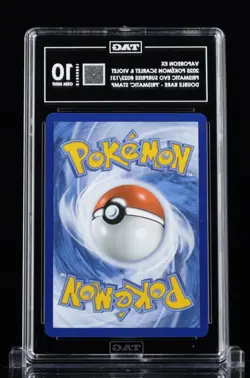 Pokemon TCG Prismatic Evolutions Vaporeon EX Stamped Promo Card 023/131 TAG 10 - Image 2