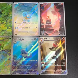 Bulbasaur Charmander Squirtle 166 168 170 AR 6set sv2a Pokemon Card 151 Japanese - Image 10