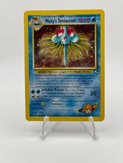 Mistyâ€™s Tentacruel Holo Gym Heroes Base Set Pokemon Card 10/132 Near Mint - Image 1