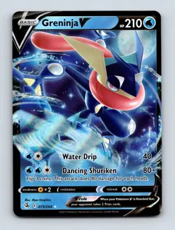 Greninja V - 073/264 (Non-Holo) 073/264 Promo Deck Exclusives NM/LP Pokemon Card - Image 1