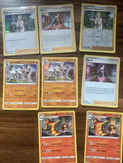 Pokémon cards bundle REVERSE HOLO x1 HOLO x7 CSP - Image 1