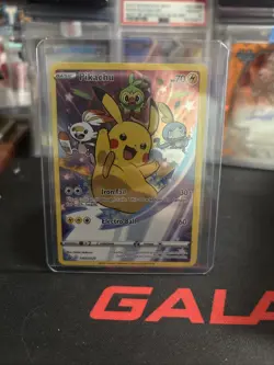 Pikachu SWSH020 SWSH: Sword & Shield Promo Cards Holo BLACK STAR POKEMON TCG - Image 1