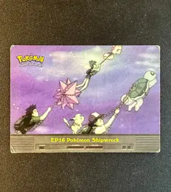 EP16 Pokemon Shipwreck 1999 Topps Pokemon Card Non Holo Vintage Rare - Mp - Image 4