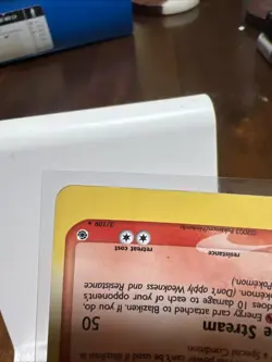 Pokémon TCG Blaziken EX Ruby and Sapphire Holo Rare Card 3/109 2003 - Image 7