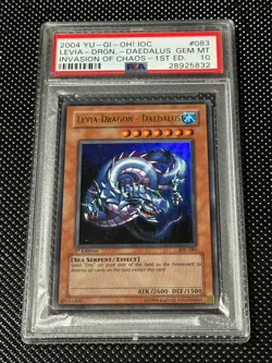 YUGIOH PSA 10 2004 Levia Dragon Daedalus IOC-083 Ultra Rare 1st Edition *5832 - Image 1