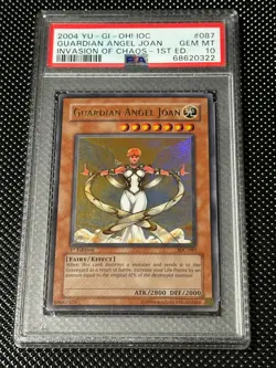 YUGIOH PSA 10 2004 Guardian Angel Joan IOC-087 Ultra Rare 1st Edition *0322 - Image 1