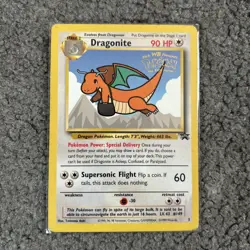 Dragonite Card Black Star Promo Set #5 Movie Release WB Stamped - Image 1