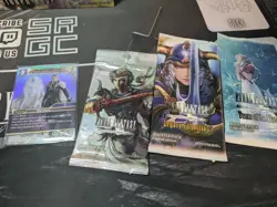 FFTCG 3 BOOSTER Packs + 1 Foil Sephiroth Hero Card FINAL FANTASY TCG - Image 1