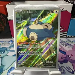 Pokemon Card Snorlax 051 Black Star Promo Scarlet Violet Pokemon 151 Singles LP - Image 1