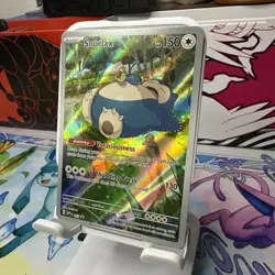 Pokemon Card Snorlax 051 Black Star Promo Scarlet Violet Pokemon 151 Singles LP - Image 2