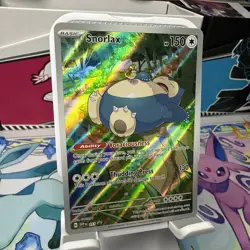 Pokemon Card Snorlax 051 Black Star Promo Scarlet Violet Pokemon 151 Singles LP - Image 3