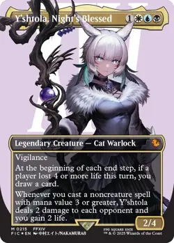 Y'shtola, Night's Blessed (Borderless) (Surge Foil) Commander: Final Fantasy Foil - Image 1