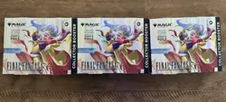Magic: The Gathering Final Fantasy Collector Booster Omega Box Sealed -Lot of 3 - Image 2