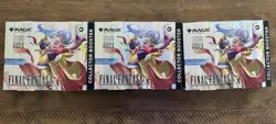 Magic: The Gathering Final Fantasy Collector Booster Omega Box Sealed -Lot of 3 - Image 6