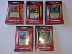 Magic the Gathering MTG - Ikoria Commander 2020 Set of 5 Decks - New Sealed - Image 1