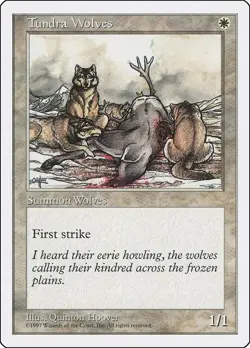 Tundra Wolves MTG Core Set 5th Edition - Image 1