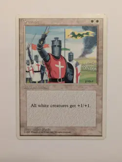 1 BANNED MTG Magic The Gathering Crusadee | Fourth Edition 4ED | NM Near Mint - Image 1