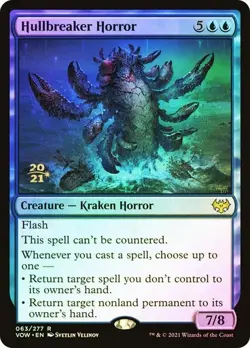 FOIL Hullbreaker Horror ~ Prerelease Crimson Vow [ NearMint ] [ Magic MTG ] - Image 1