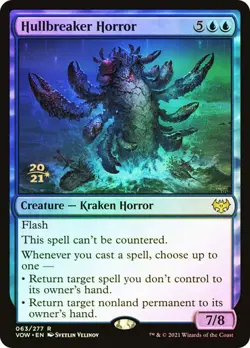 FOIL Hullbreaker Horror ~ Prerelease Crimson Vow [ NearMint ] [ Magic MTG ] - Image 2