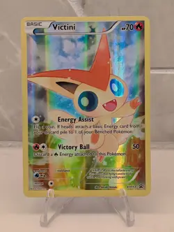 Pokemon XY117 Victini 2016 Holo Full Art Black Star Promo - NM / M - Image 1