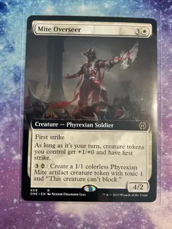 MTG Mite Overseer Extended Art  - Phyrexia: All Will Be One - Image 1