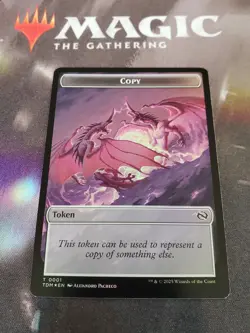 Mtg. Copy / Monk Double-Sided Tokens. Foil. Tarkir Dragonstorm. Nm - Image 3