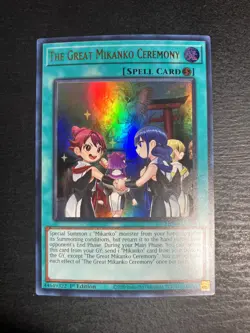 Yugioh - THE GREAT MIKANKO CEREMONY - MP24-EN295 - NM - 1ST EDITION - ULTRA RARE - Image 1