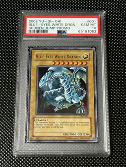 YUGIOH PSA 10 2002 Blue-Eyes White Dragon JMP-001 Ultra Rare Promo *1063 - Image 1
