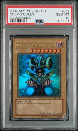 YUGIOH PSA 10 2002 Cosmo Queen MP1-002 Ultra Rare Promo *5361 - Image 1
